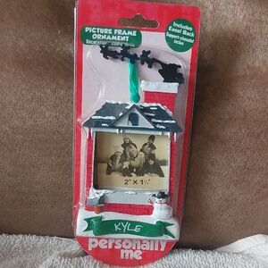 🎄Kyle Christmas Picture Frame Ornament
